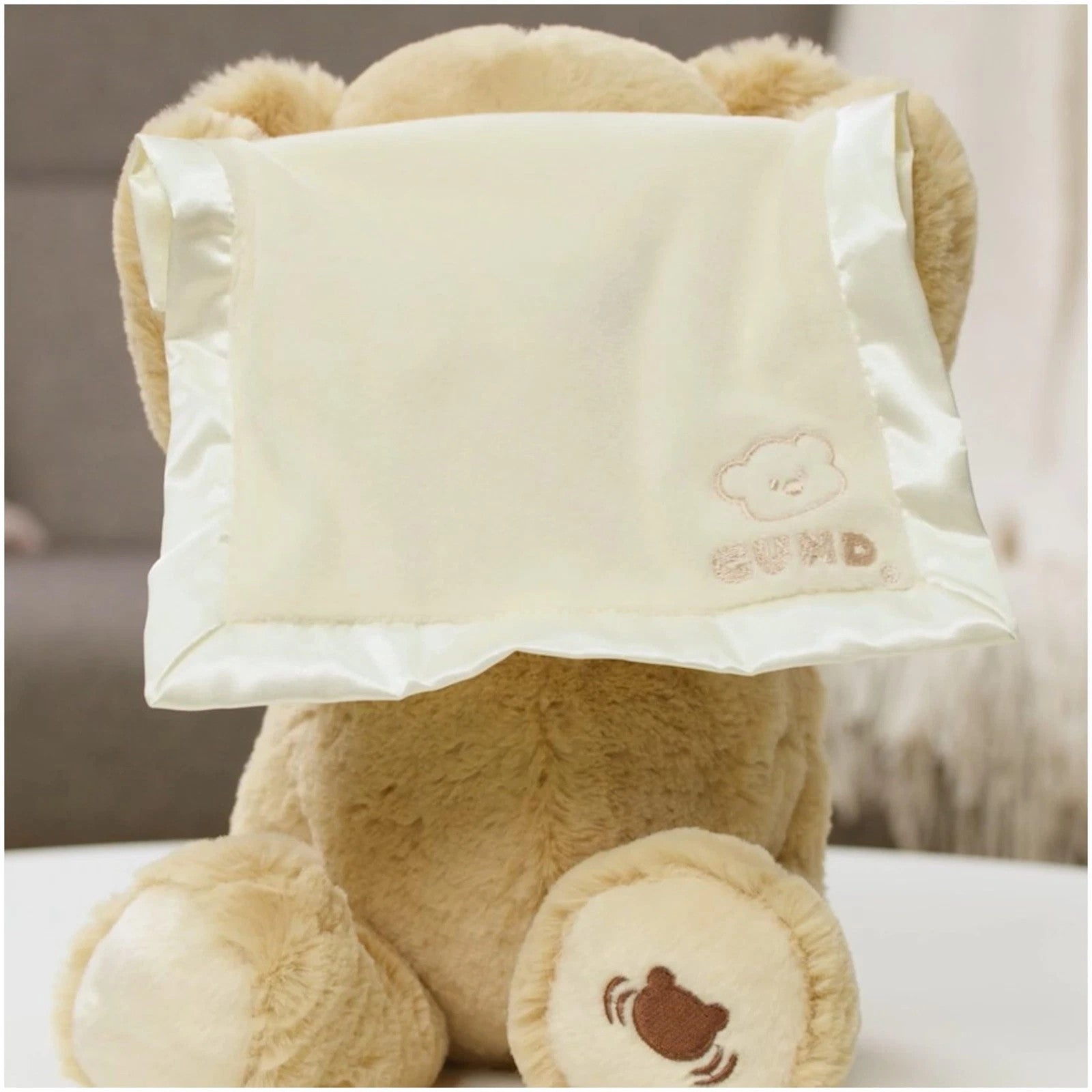 Peek-A-Boo Teddy Bear Plush Interactive Soft Toy Doll Kids Adults Birthday Gift