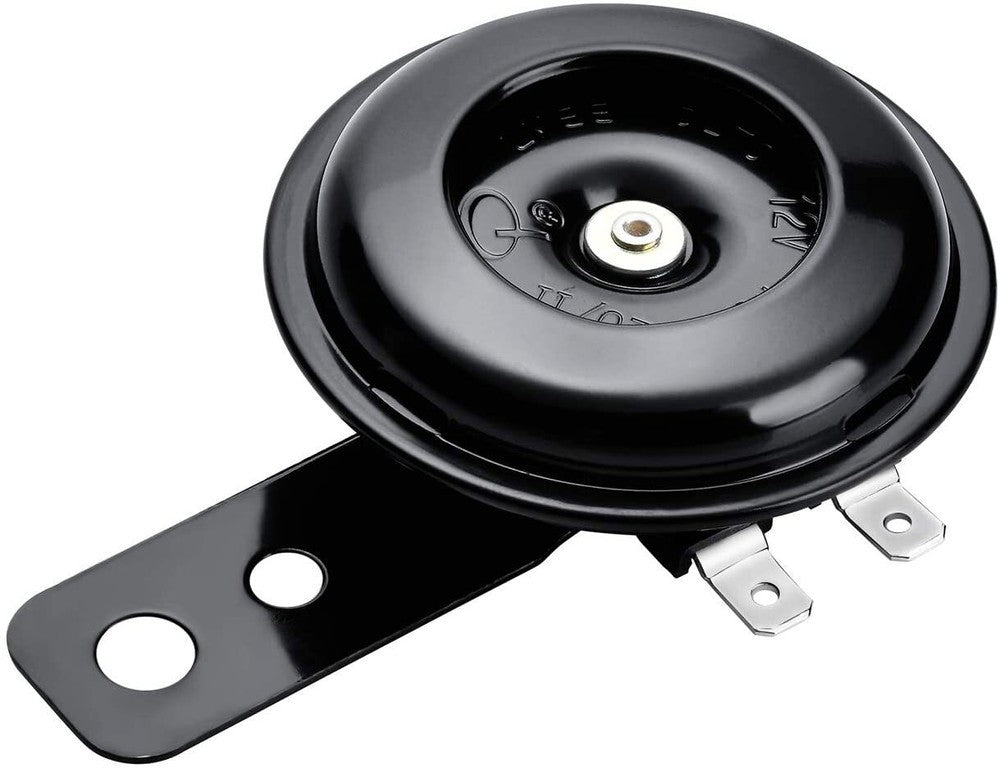 65mm 12V DC Black Horn Universal For Scooter Motorcycle Quad Moped Replacement