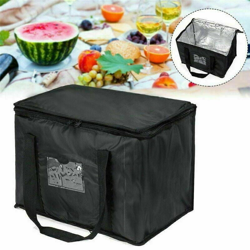 50L Food Delivery Insulated Bags Pizza Takeaway Thermal Warm/Cold Bag UK