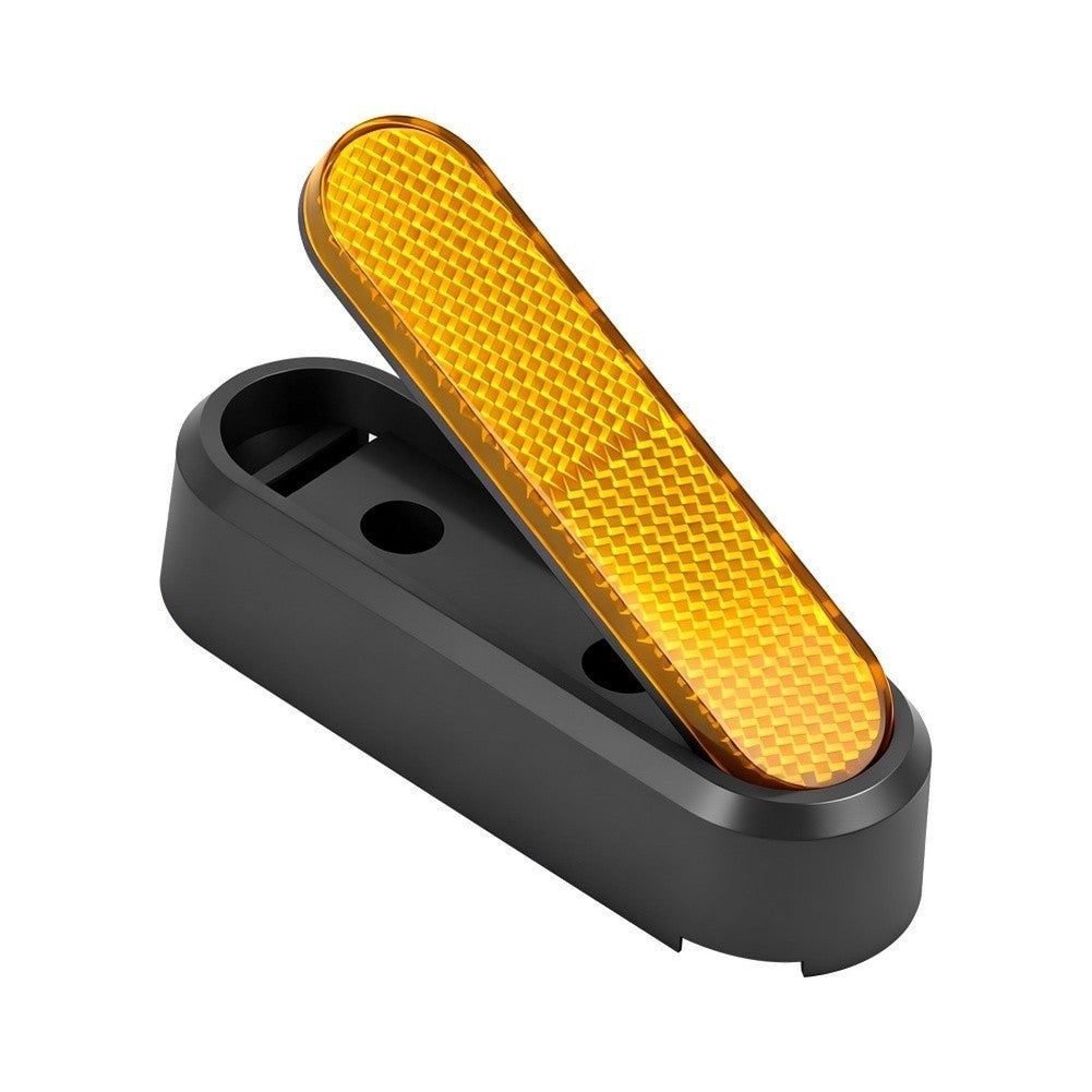 Orange Rear Wheel Side Reflector Cover for For XIAOMI 5 E Scooter ABS Pair