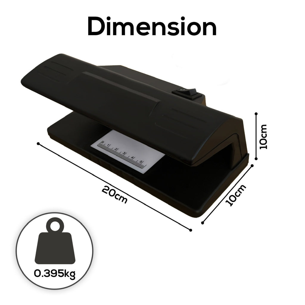 Counterfeit Uv Fake Black Light Money Note Detector Bank Checker Forged Tester