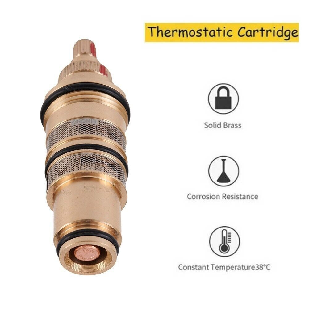 Brass Replacement Thermostatic Cartridge Shower Mixer Valve Bar Repair Kit