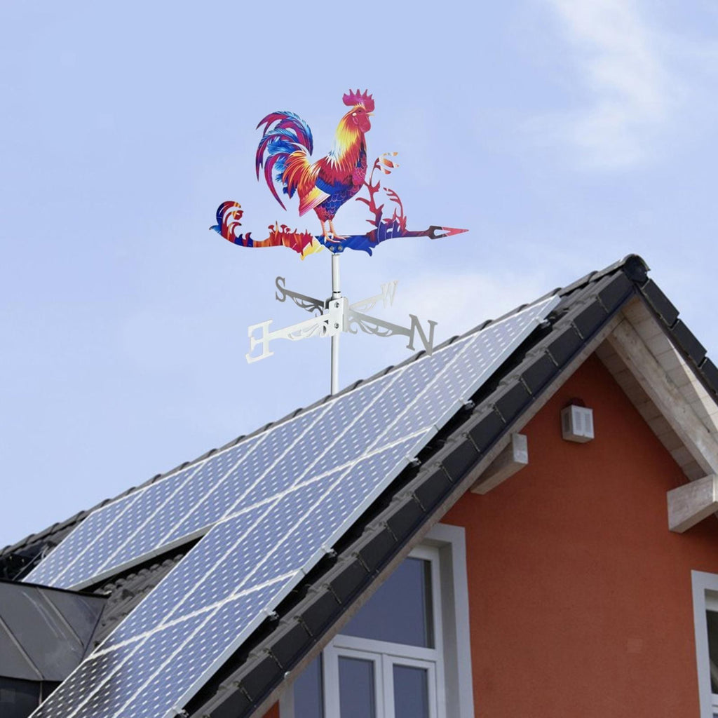 Outdoor Wind Indicator Weathercock Weather Vane For Garden Shed Home Ornament