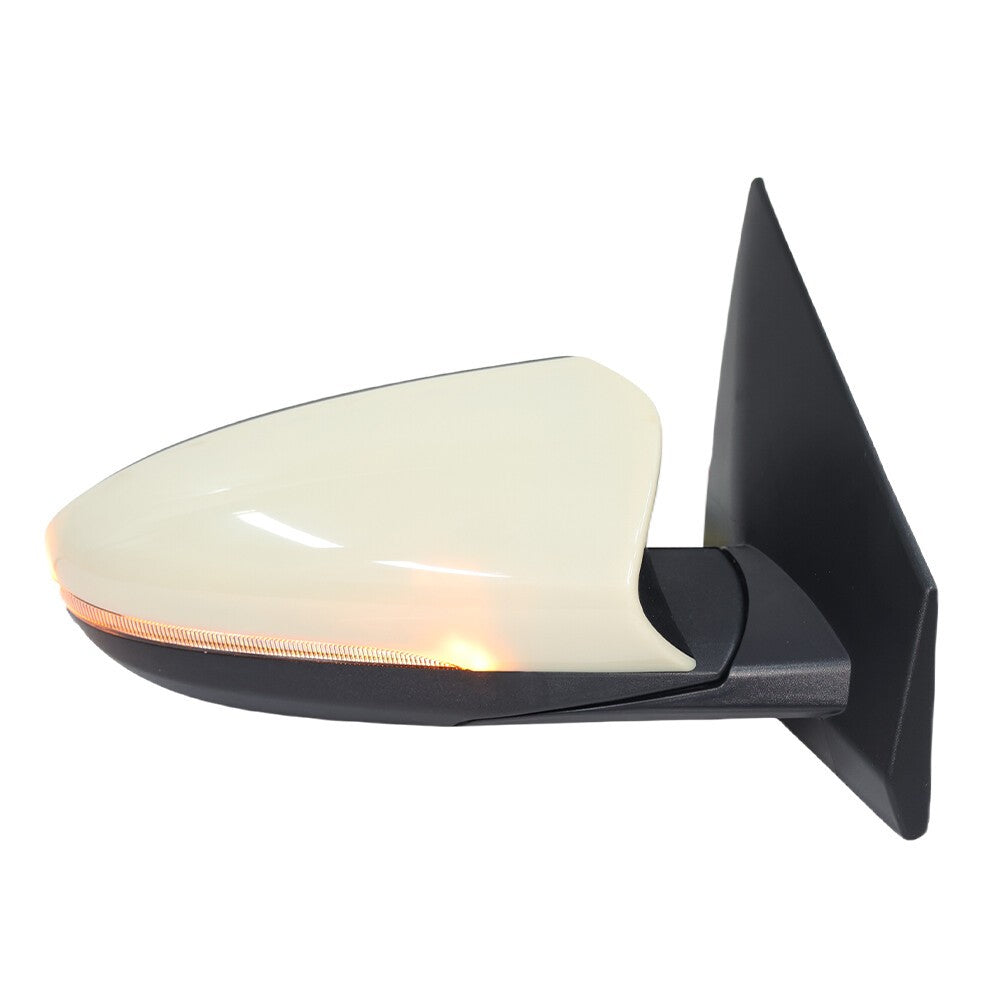 Right Door Wing Mirror For Hyundai i20 MK3 2020-2024 Primed White Power Driver