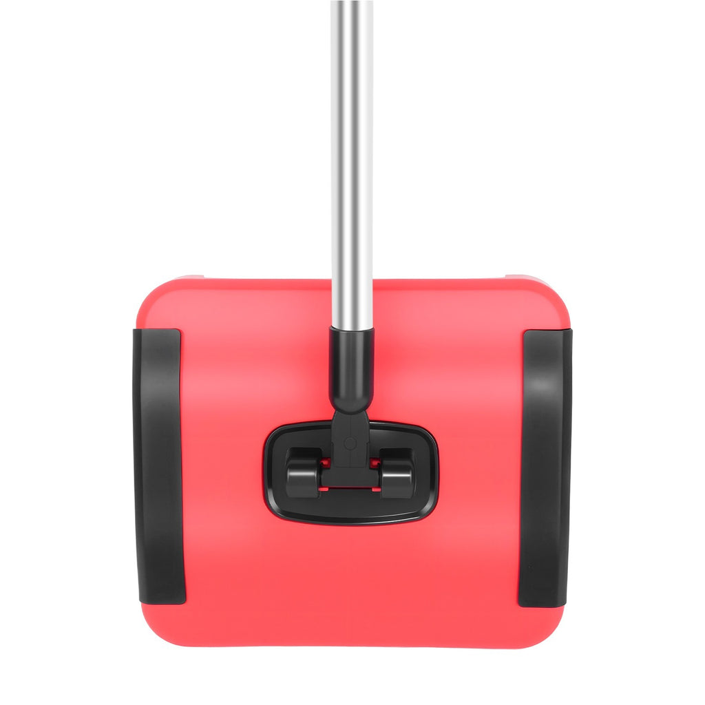 Manual Carpet Sweeper 180° Rotating, No Electricity, Quick Clean Rugs Hardwood
