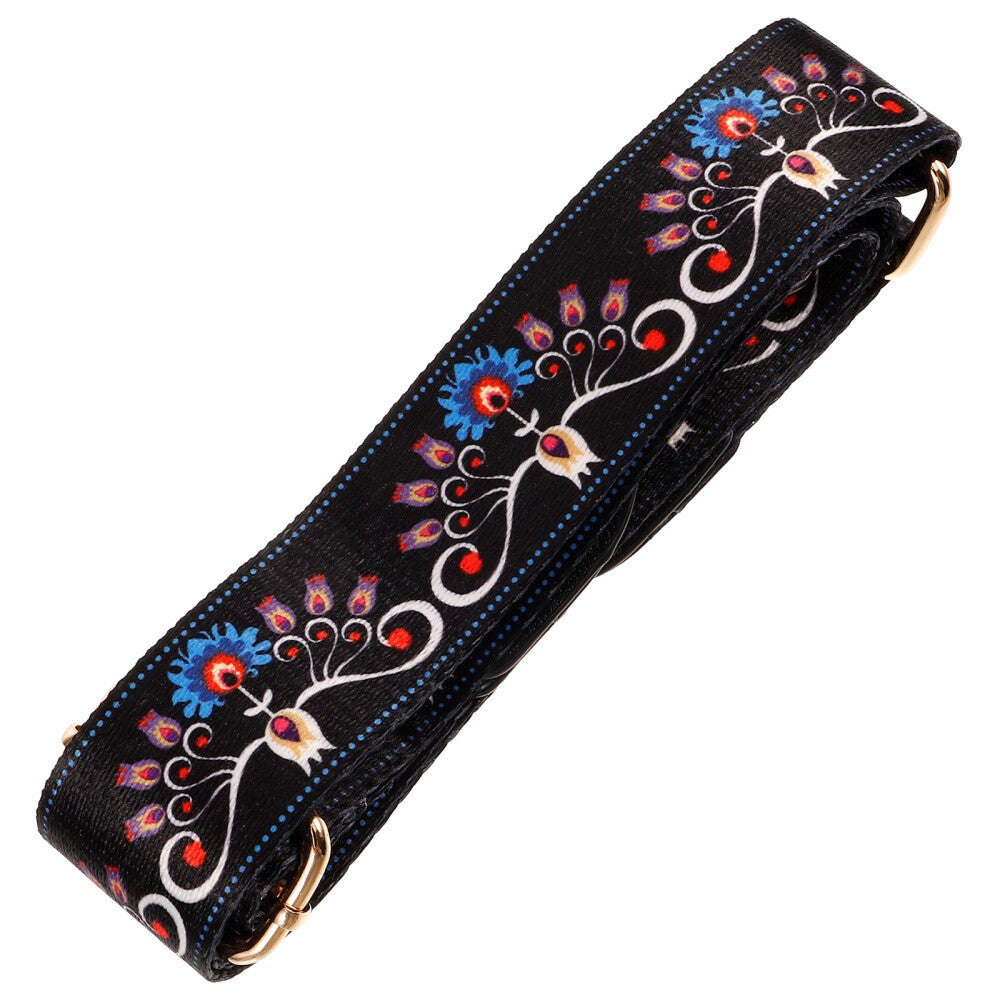 Vintage Pattern Banjo Strap Adjustable Banjo Shoulder Strap Banjo Belt Gift