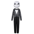 Kid Boy The Nightmare Before Christmas Jack Skellington Cosplay Costume Scary UK