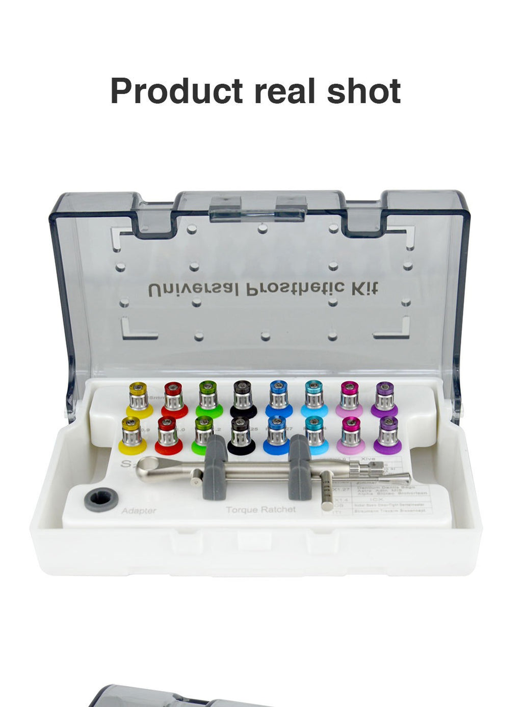 Dental Universal Implant Prosthetic Kit Torque Wrench Screw Drivers Kit 10-70NCM