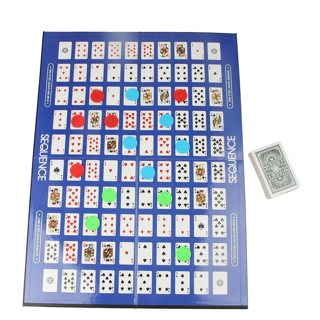 Sequence Goliath Family Fun Board Game Strategy for 2 or More Five In A Row