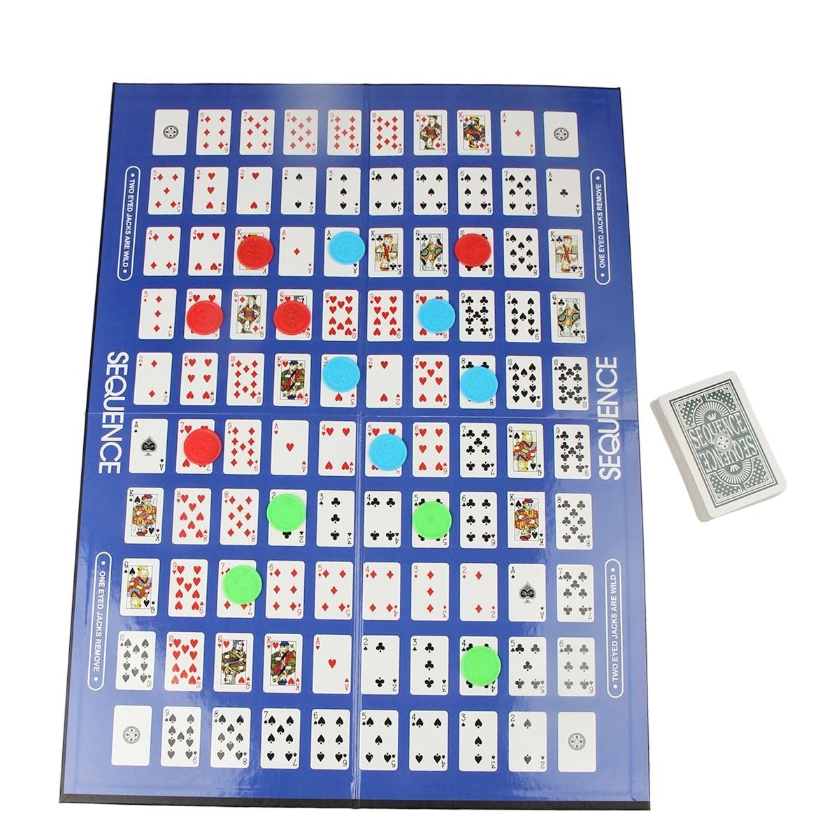 Sequence Goliath Family Fun Board Game Strategy for 2 or More Five In A Row