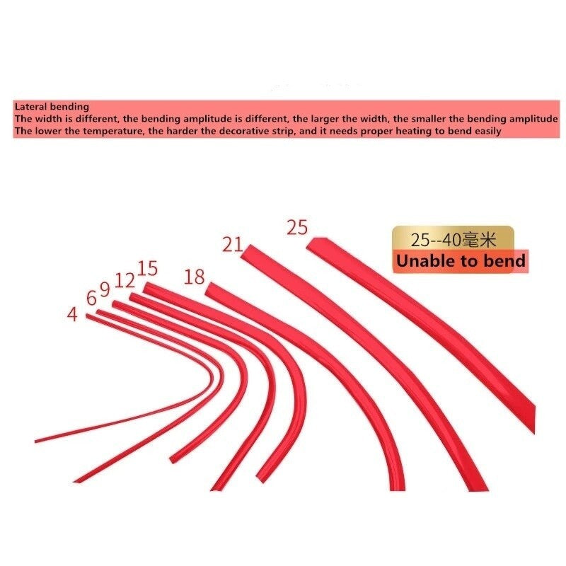 Self-adhesive PVC Anti-scratch Car Door Bumper Trim Strip 3M 5M Body Mould Tape
