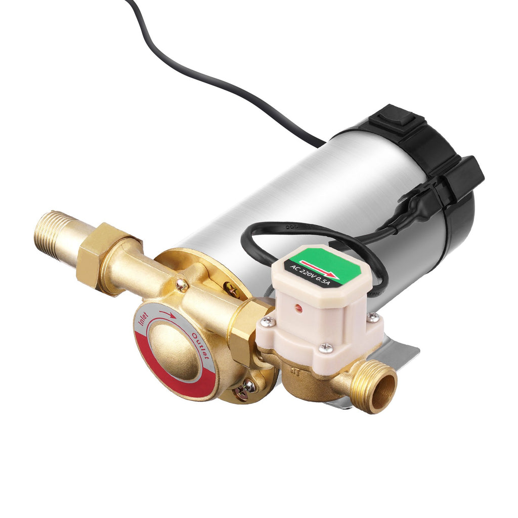 100W Water Pressure Booster Pump Auto Boost Shower Washing Garden 220V UK