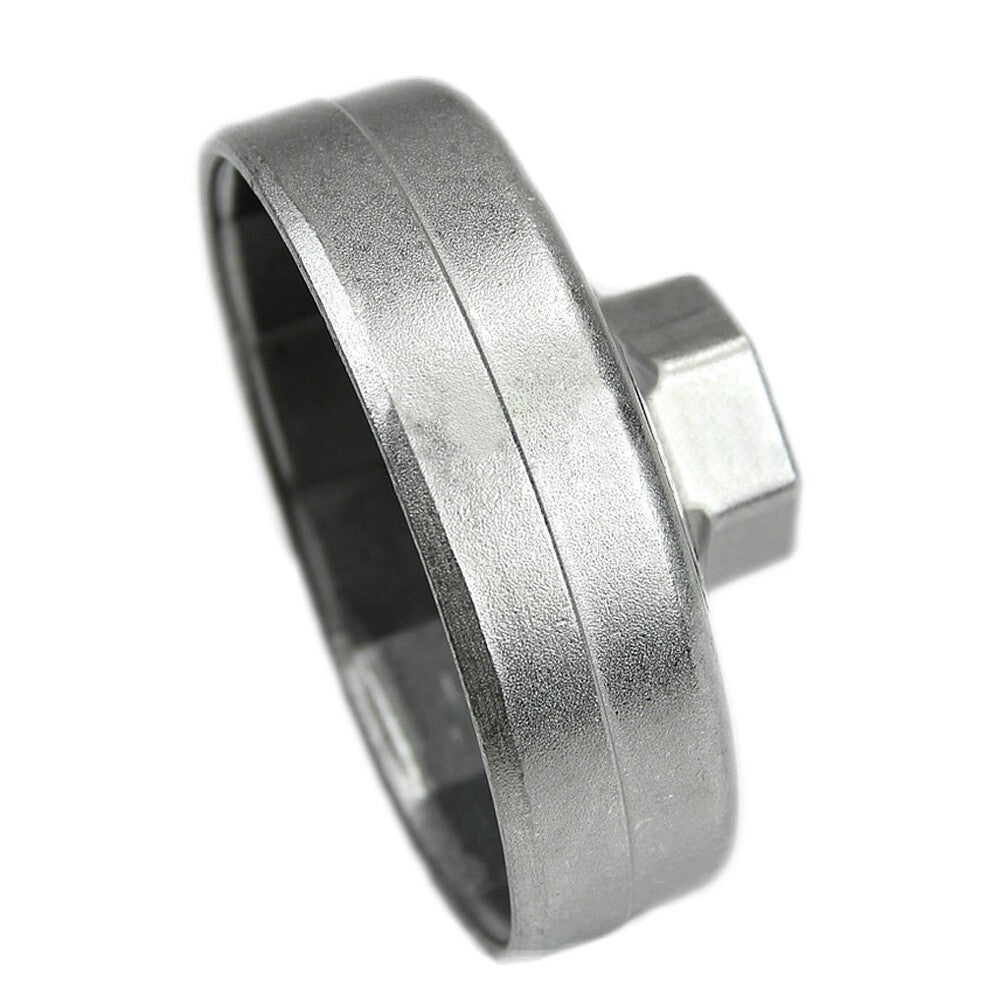 Car Universal 74mm 14 Flute Aluminum Oil Filter Wrench Socket Remover Tools
