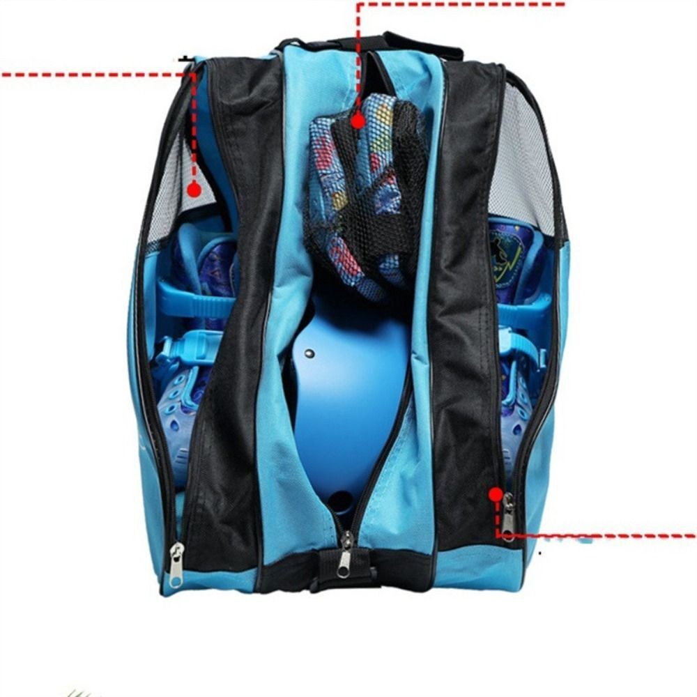 Adult Kids Roller Skate Bag Ice-Skating Bag Adjustable Shoulder Strap Ice Skates