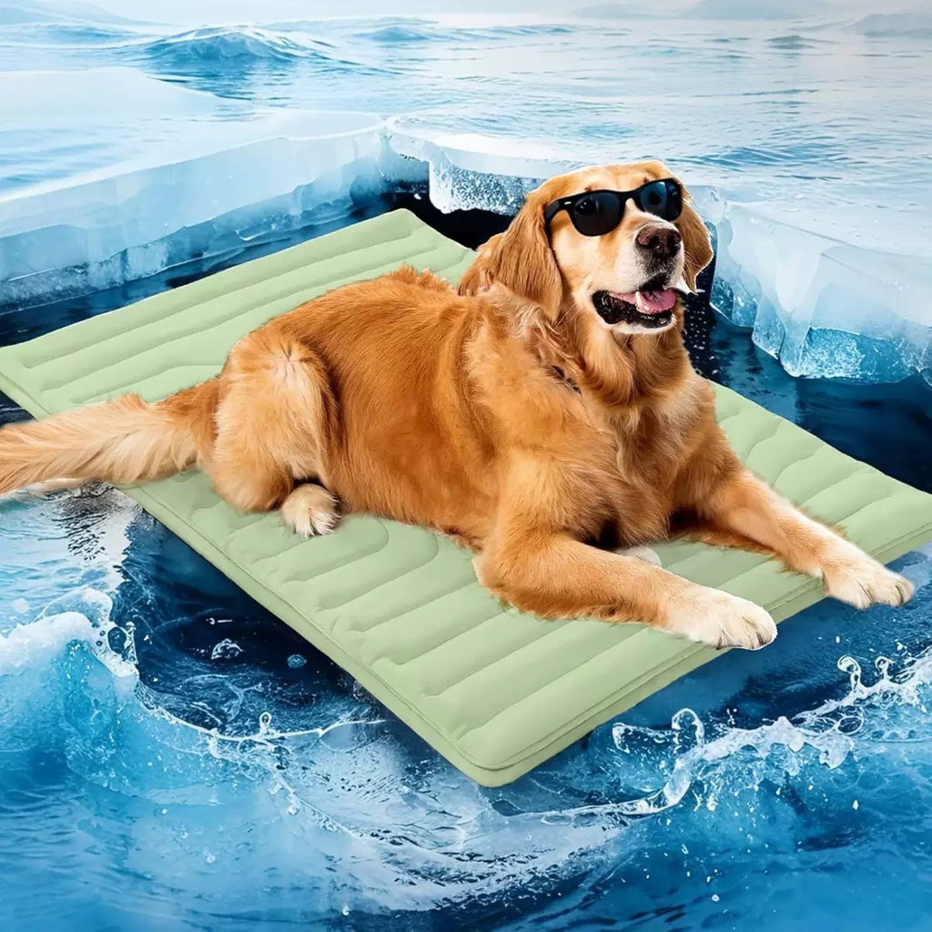 *Dog Cooling Mat, Cool-Touch Ice Silk Pet Cooling Pad for Dogs and Cats.*