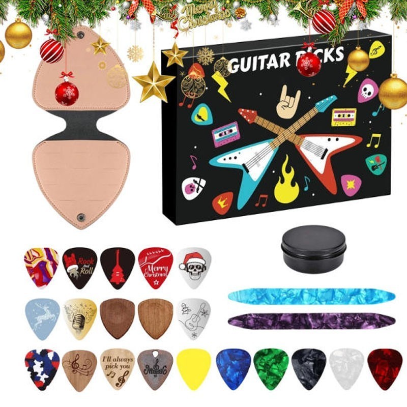 Guitar Picks Advent Calendar 2025, 24-Day Christmas Countdown