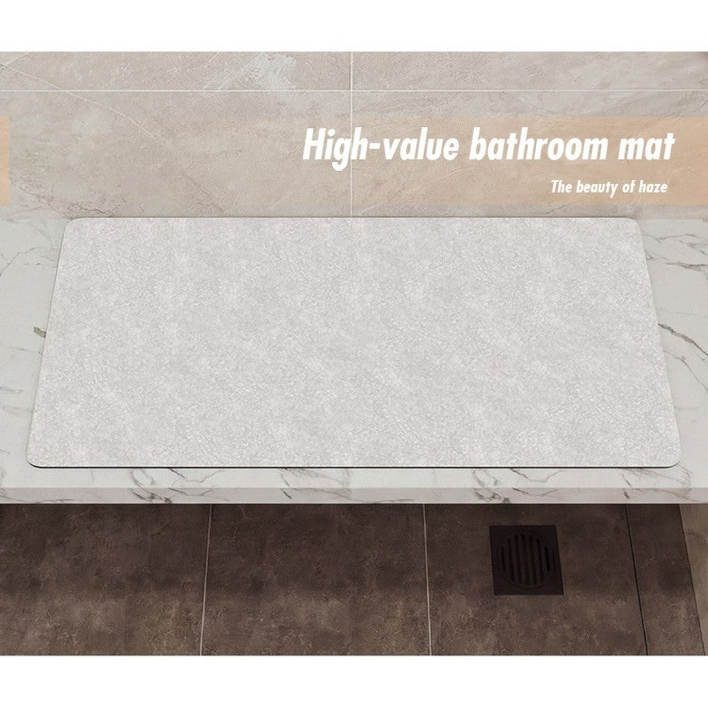 30x80cm Diatomite Floor Mat Fast Water Absorption Anti Slip Design for Bathroom