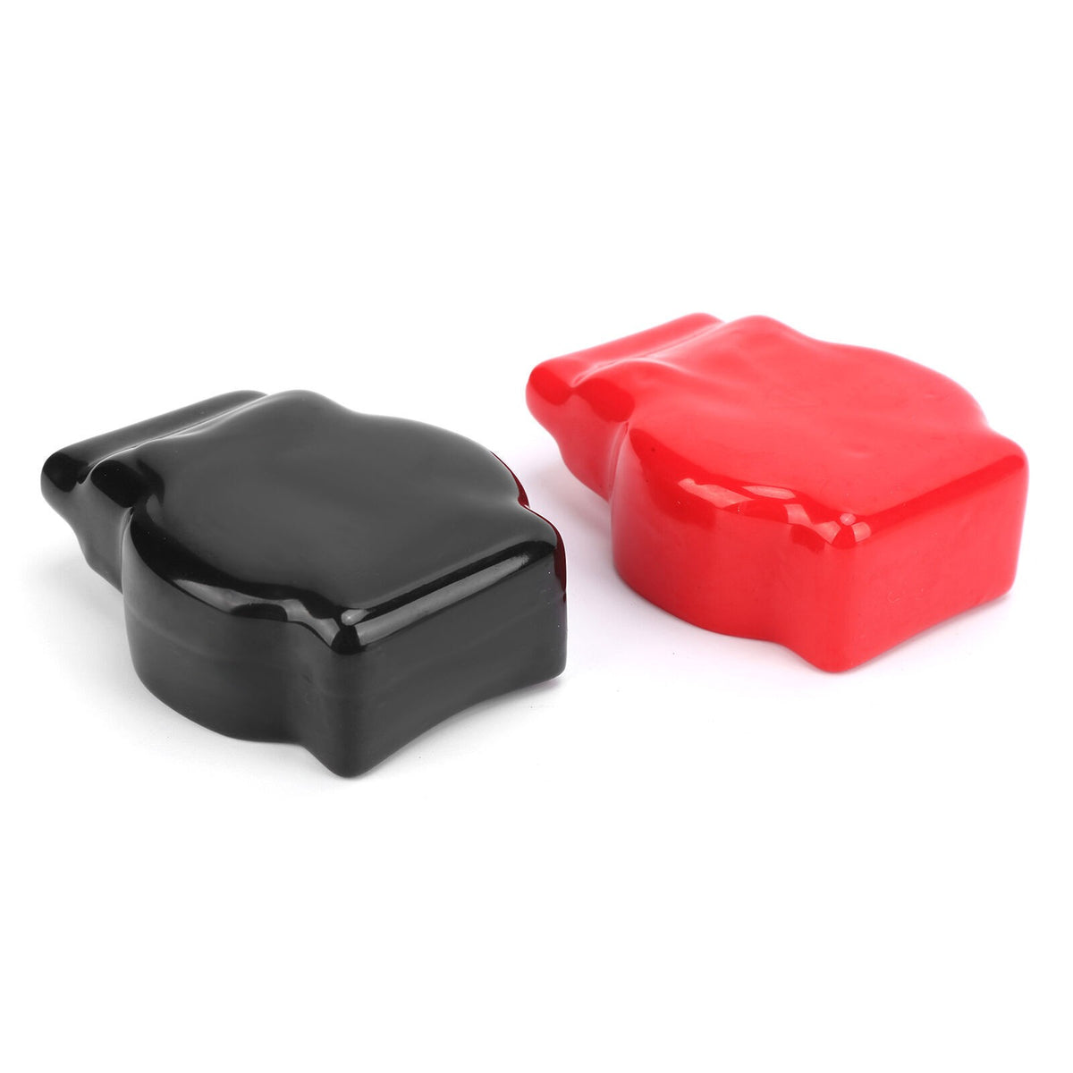 Universal Piece of 2 Battery Terminal Covers for Car Vehicles RV Boat Red Black