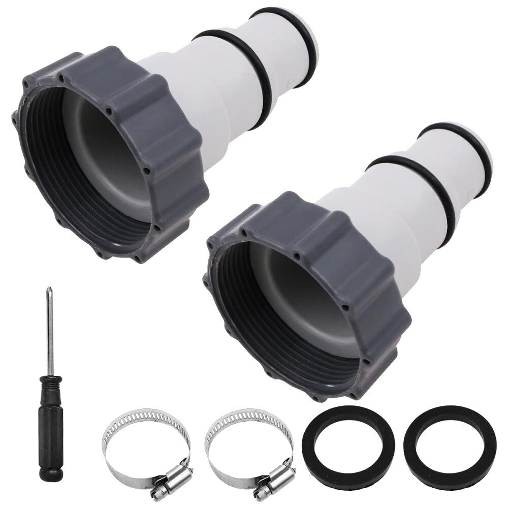 2x Swimming Pool Adapter A Pump Hose Special Adapter for Intex Bestway
