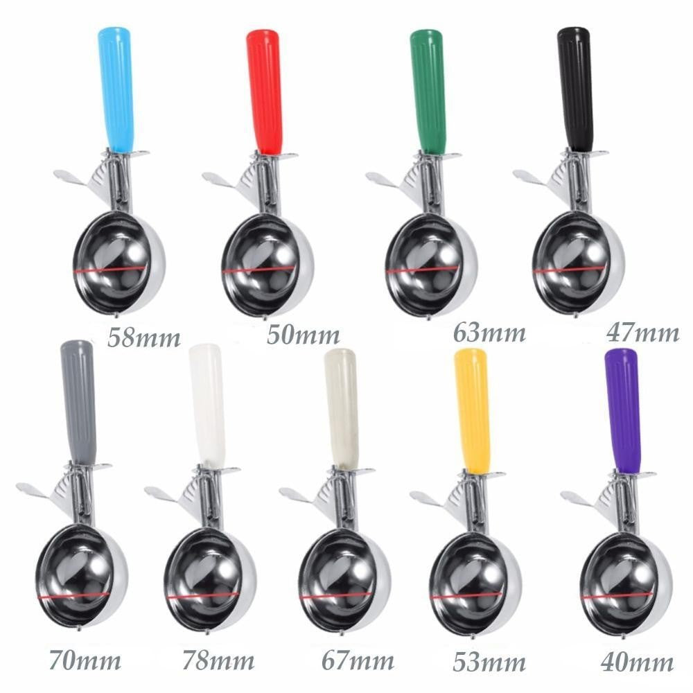 Kitchen Tool Ice Cream Scoop Stainless Steel Mash Potato Spoon Balls Scooper UK