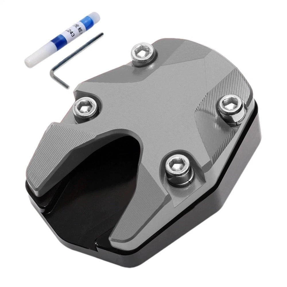 Kickstand Extender Foot Side Stand Extension Pad Support Plate Motorcycle Bikes