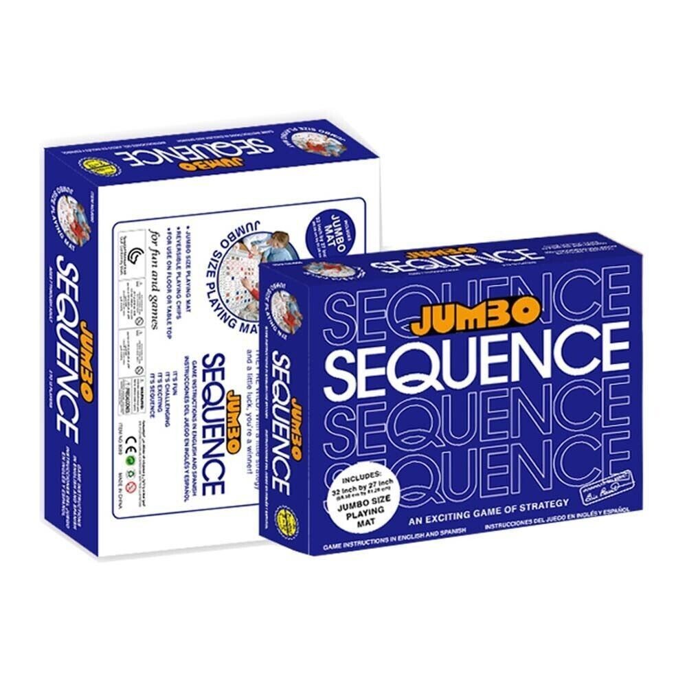 Sequence Family Board Jumbo Game Cards Set Party Funny Playing Friends Christmas