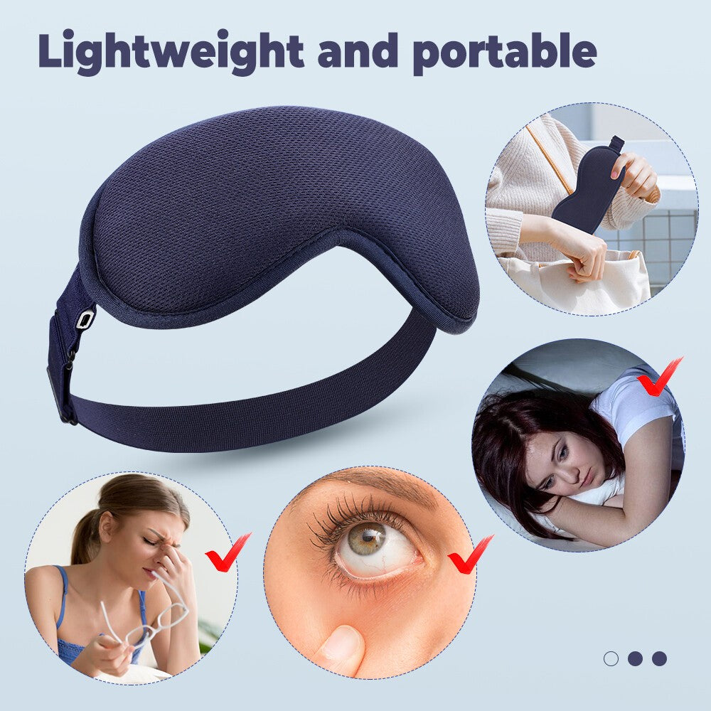 Rechargeable Electric Heated Eye Mask Warm Eye Compress for Dry Eyes Blepharitis