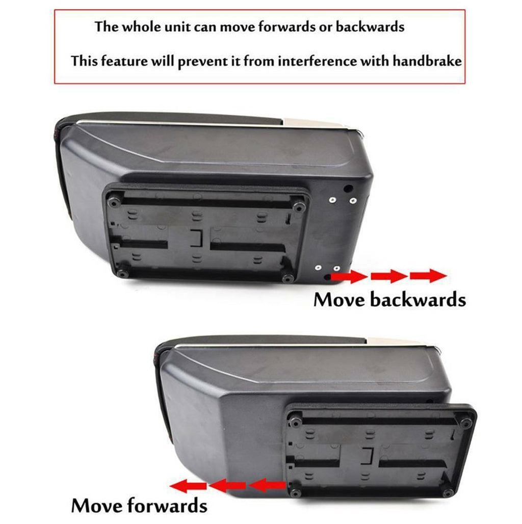 For VW Mk5 Polo 6R 2010-2017 Dual Layer Armrest Car Central Storage Box
