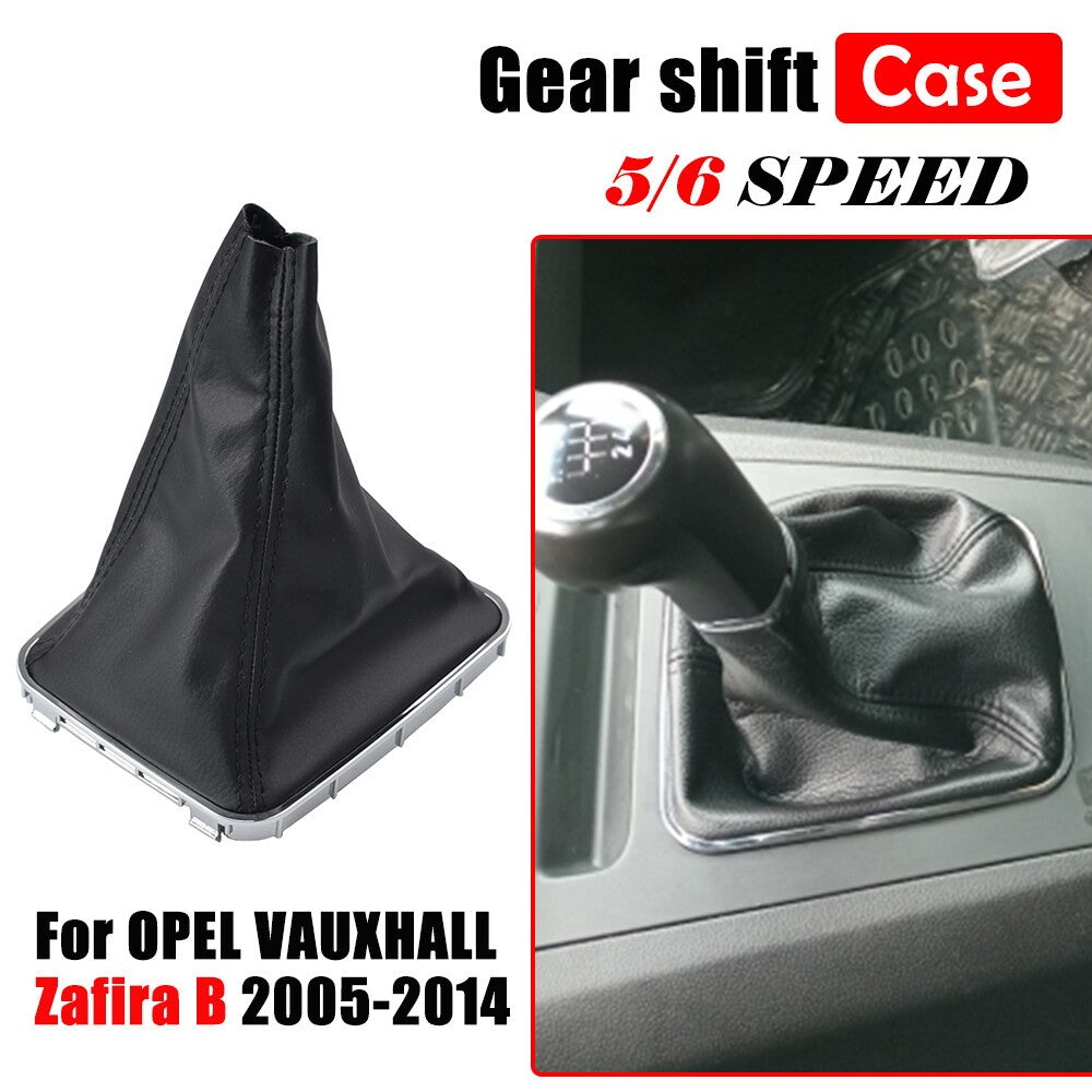 For OPEL Vauxhall Zafira B 2005 2006-2014 Gear Stick Gaiter Boot Black Cover
