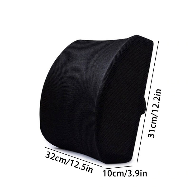 Memory Foam Seat Back Pain Support Booster Cushion Chair Car Pillow Lumbar Lower