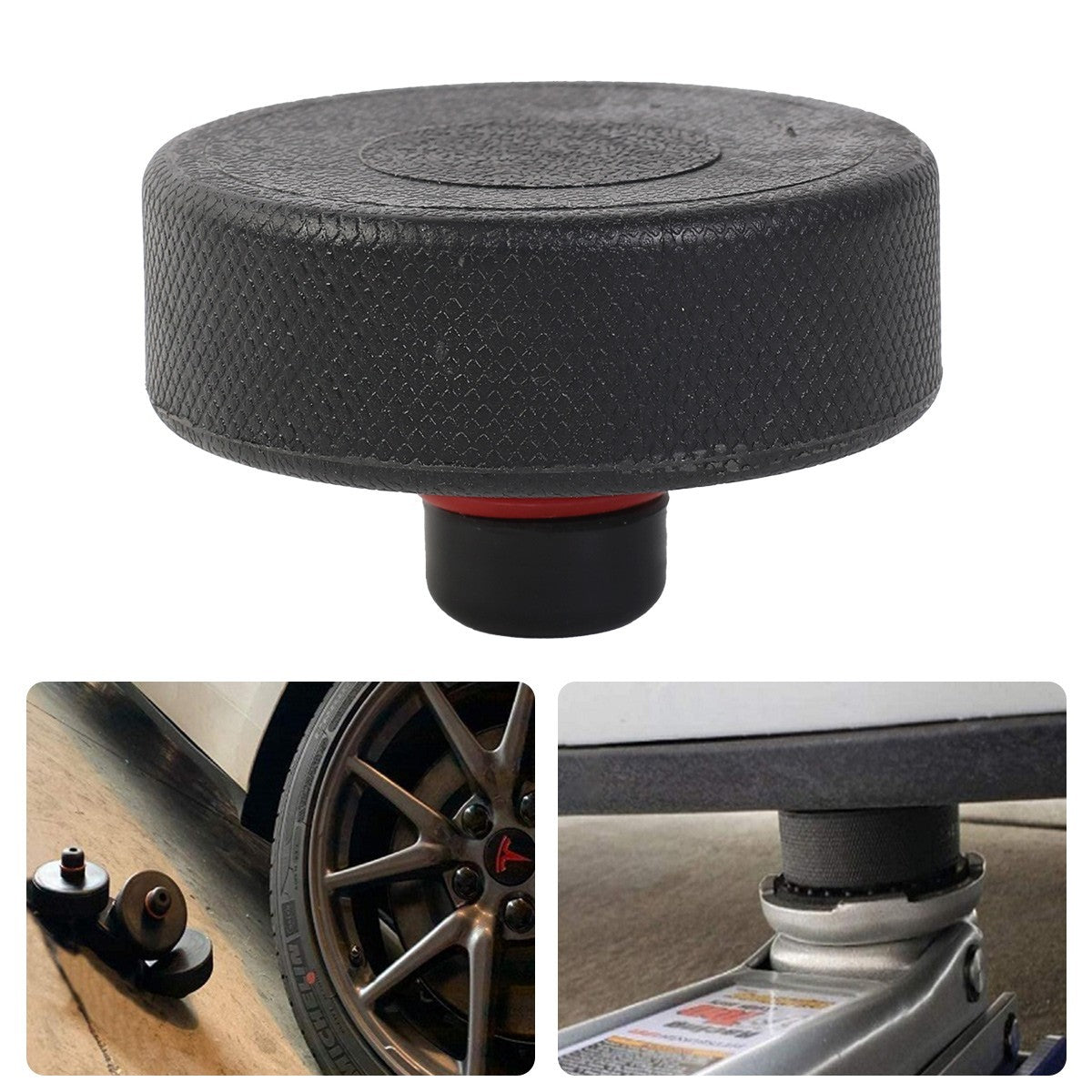 Jack Pads Lifting Pucks Adapter for Tesla Model 3 S X 4 Pack Storage Case