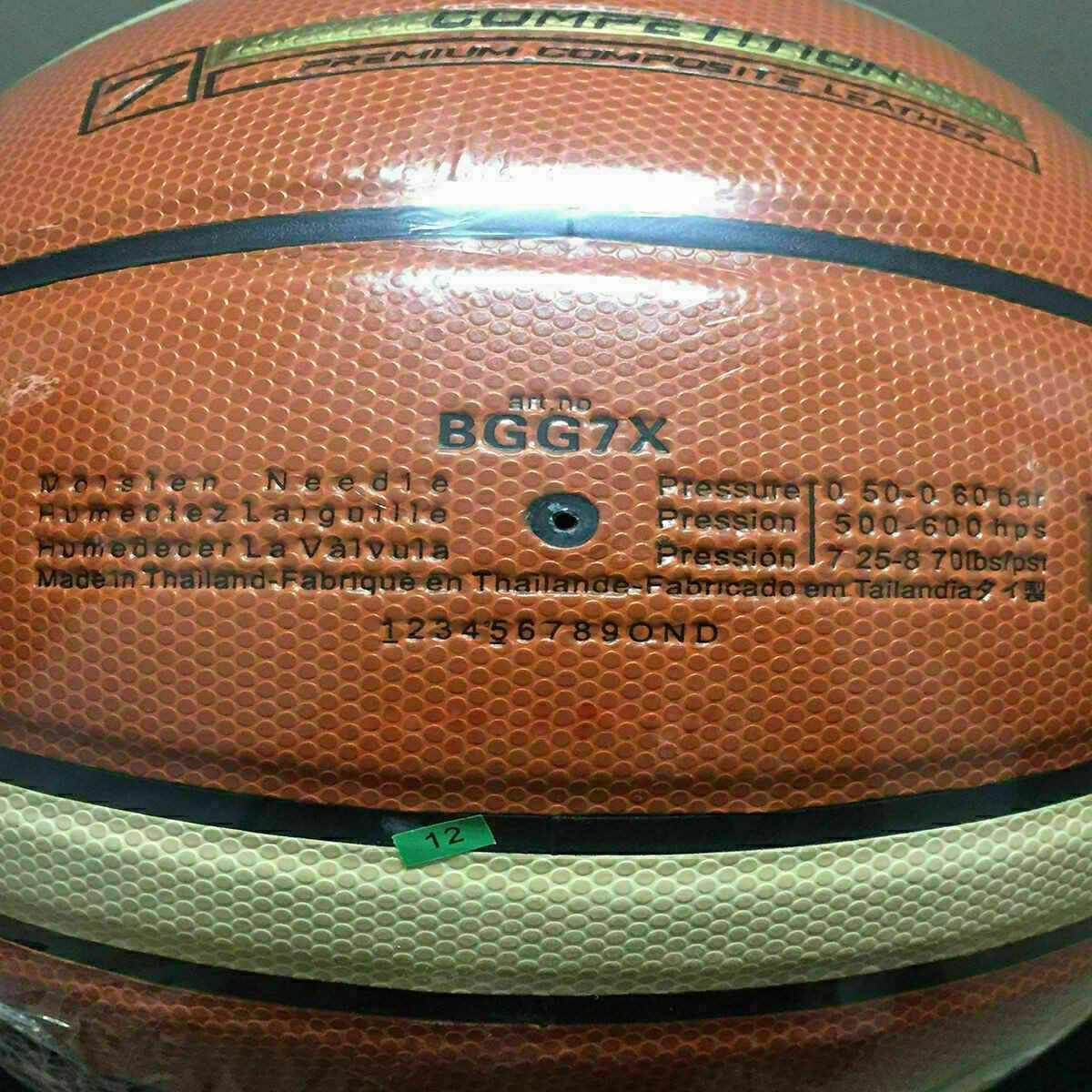 Molten GG7X Sport Balls Basketball Premium Composite Leather Ball Outdoor Balls