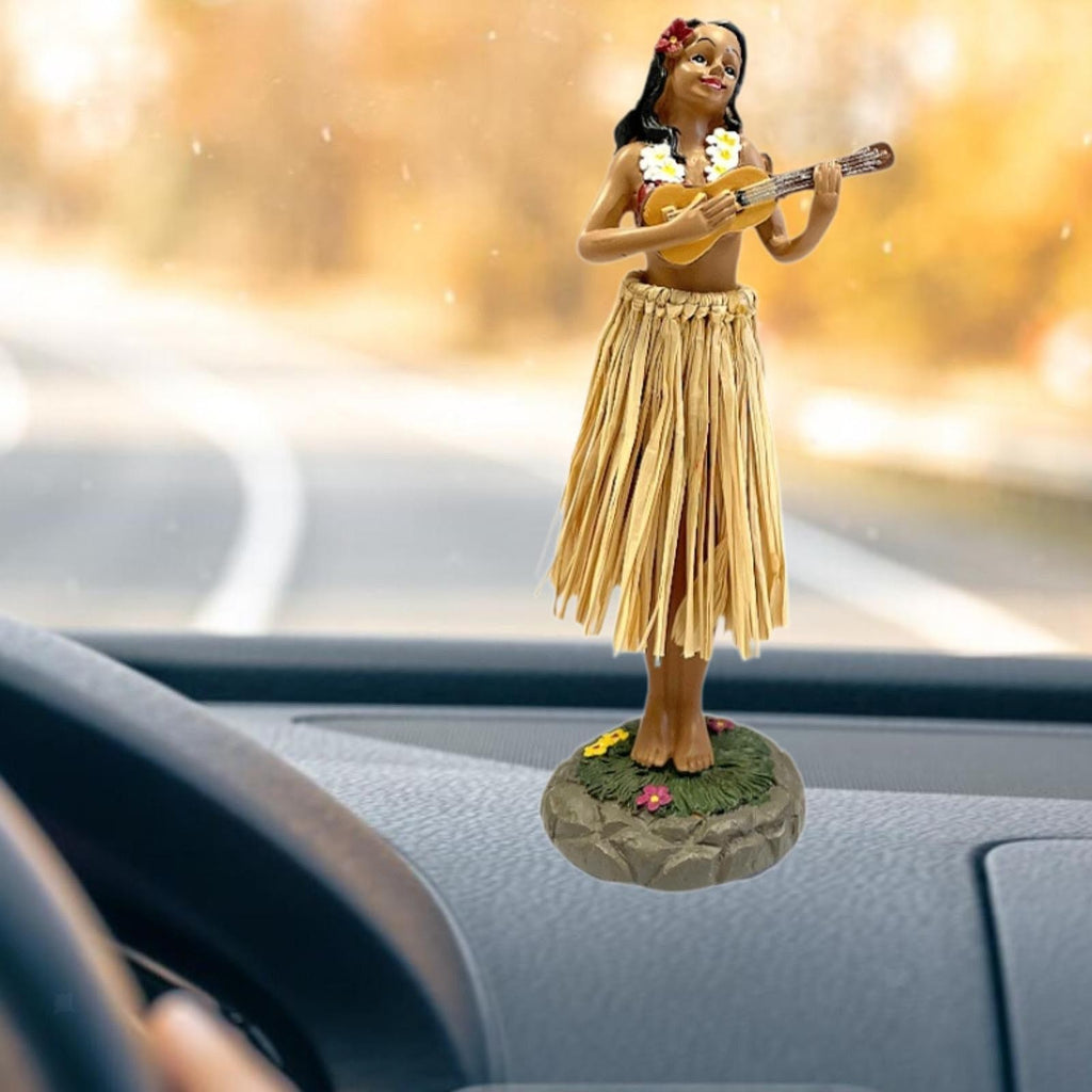 16cm Hawaiian Hula Girl Doll Collection Home Decoration for Beach Bar Table