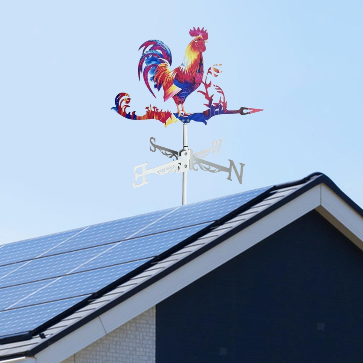 Outdoor Wind Indicator Weathercock Weather Vane For Garden Shed Home Ornament