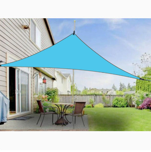 Waterproof Triangle Canopy Sun Shade Sail Garden Patio Awning UV Block Cover NEW