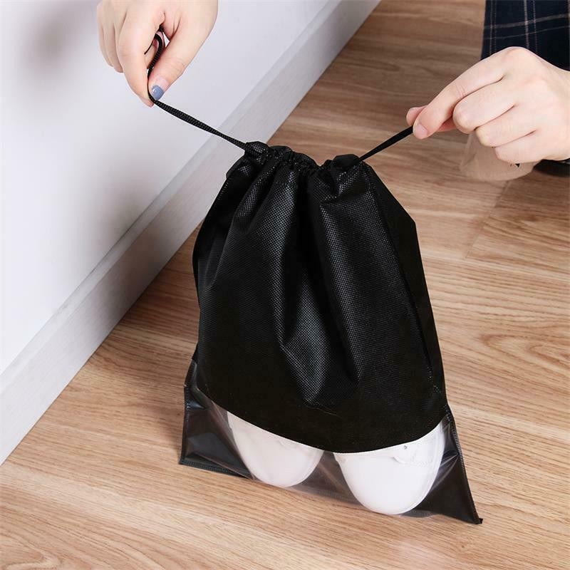20x Large Portable Shoes Bag Travel Storage Pouch Drawstring Dust Bags Non-woven