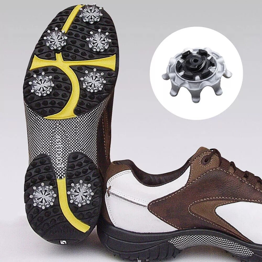 20 Short Teeth Hole Golf Spikes – Fast Twist Studs for Footjoy Golf Shoes