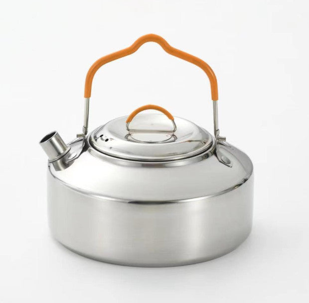 Camping Campfire Kettle Pot Outdoor Stainless Steel Kitchenware Stove For Tea