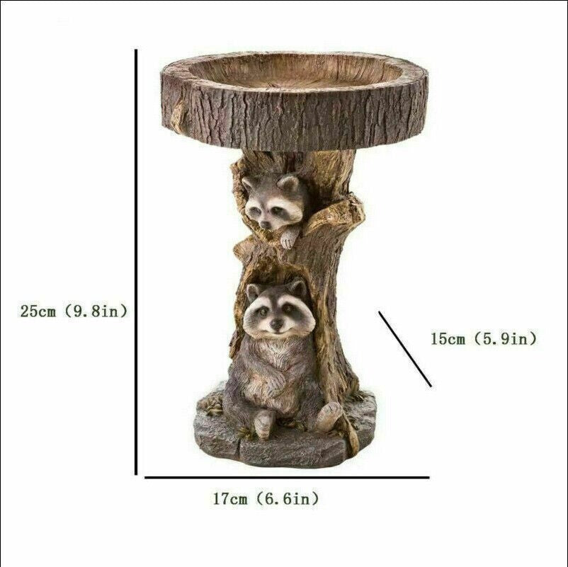 New Bird Bath & Feeder Pedestal Free Standing Garden Bird Outdoor bath Tray Hot