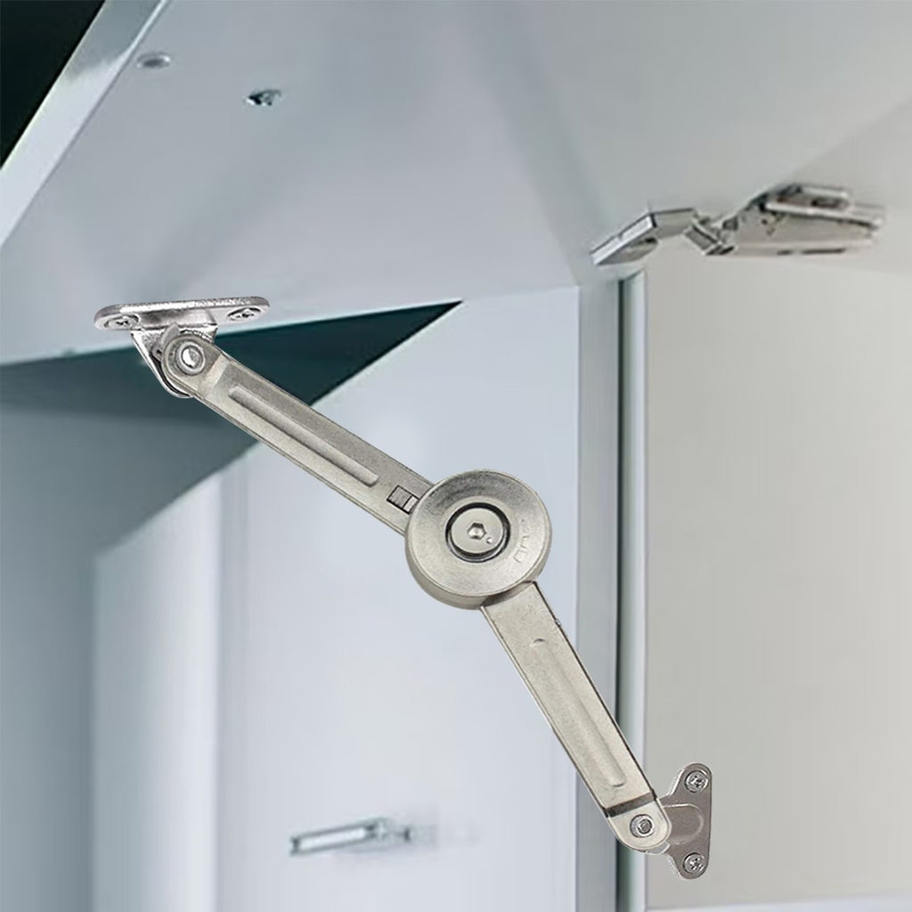 4X Kitchen Cabinet Cupboard Door Lift Up Strut Lid Flap Stay Support Hinge Tool