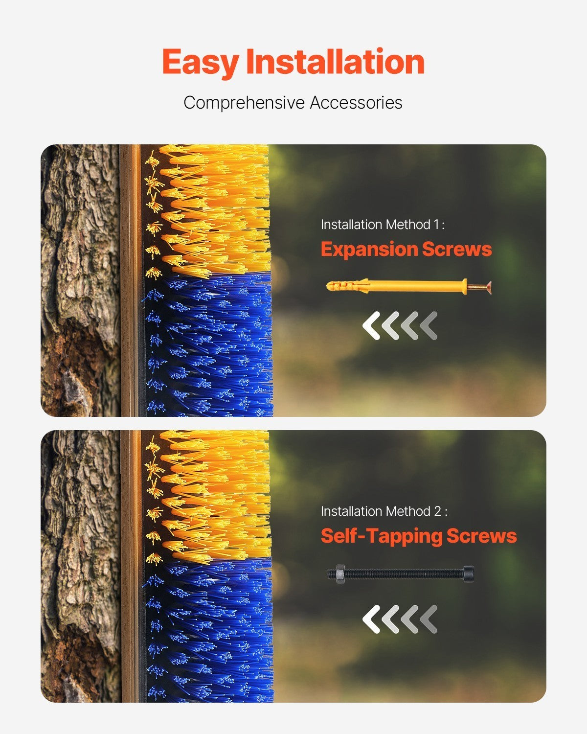 Livestock Scratching Brush 17.1 in Horse Scratcher Cattle Brush for Itch Relief