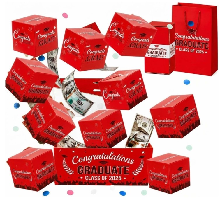 Surprise Pop Up Gift Box Money Graduation-2026 Graduation Surprise Pop-Up Box