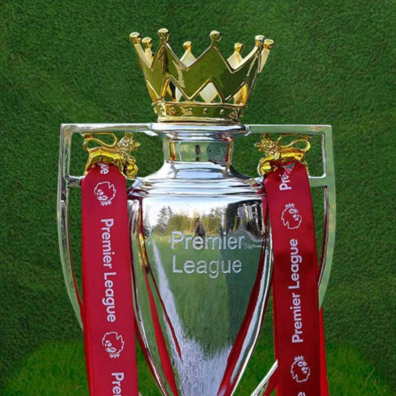 For Premier League Trophy Replica Mini Football Statue Award Decor Gift 15cm
