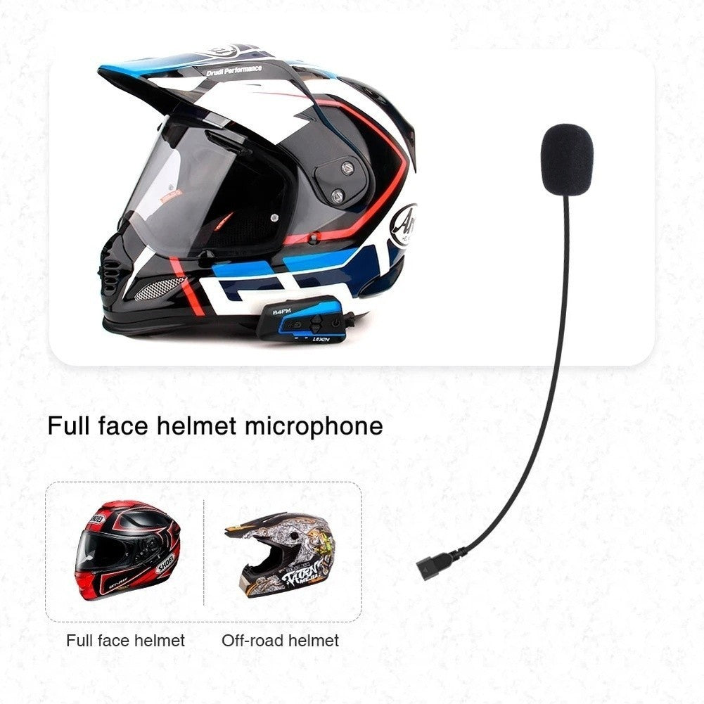 Cardo Replacement Soft Hard Boom Microphone with Noise Cancelling Technology