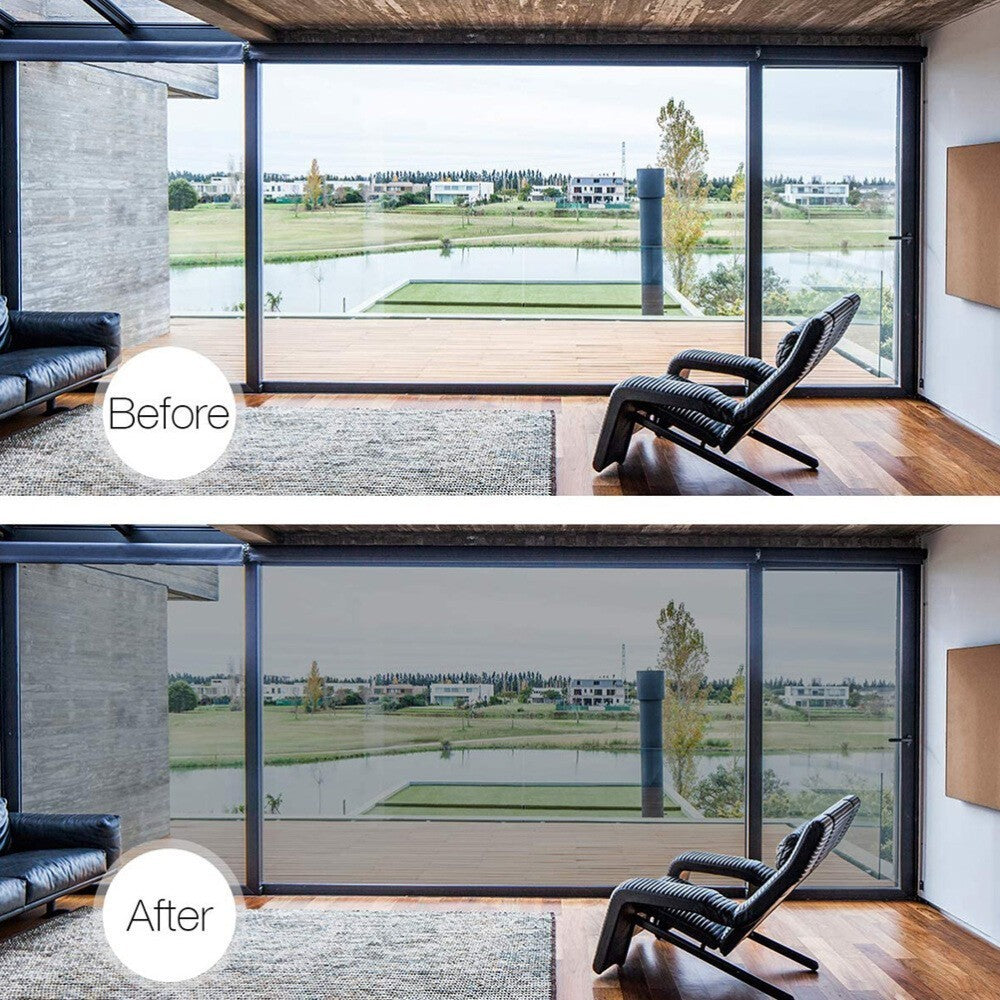 Two Way Mirror Film for Infinity Table Window One Waterproof Removable Office