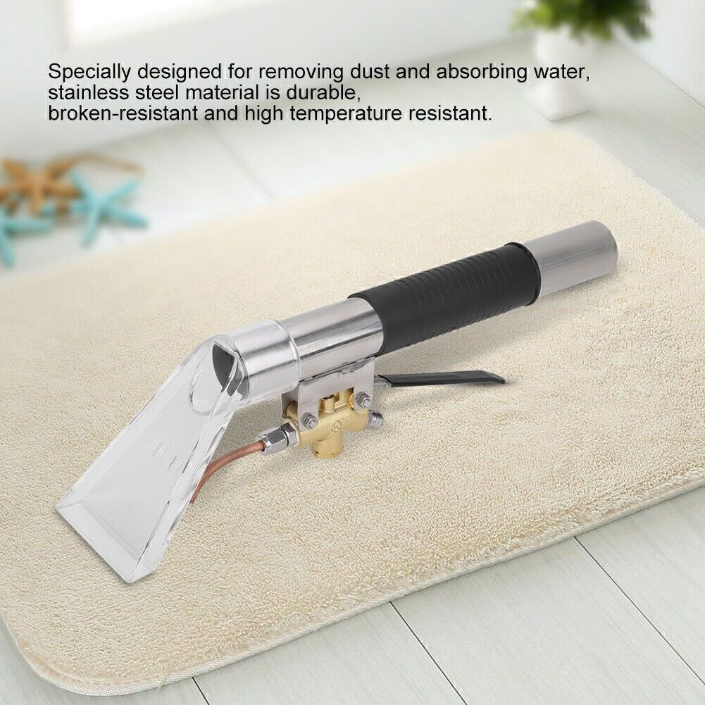 Steam Vacuum Nozzle Sturdy Metal Body Car Detailing Suction Nozzle NEW