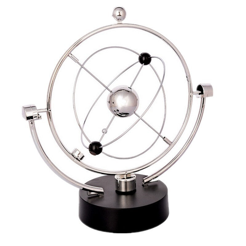 Electric Newtons Cradle Steel Pendulum Balance Ball Science Desk Office Decor