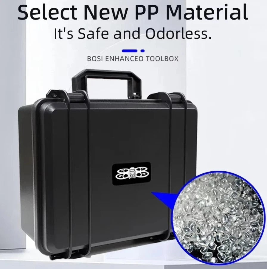 Hard Shell Suitcase Carrying Case Storage Bag For DJI Neo 2 Drone & DJI RC-N3