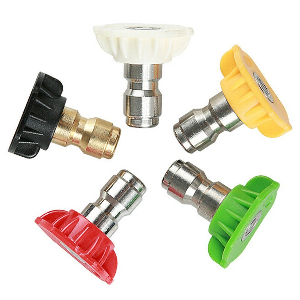1/4-inch Quick-Connect Fan-Spray Nozzle and 5 Nozzle Tips for Kärcher K2–K7