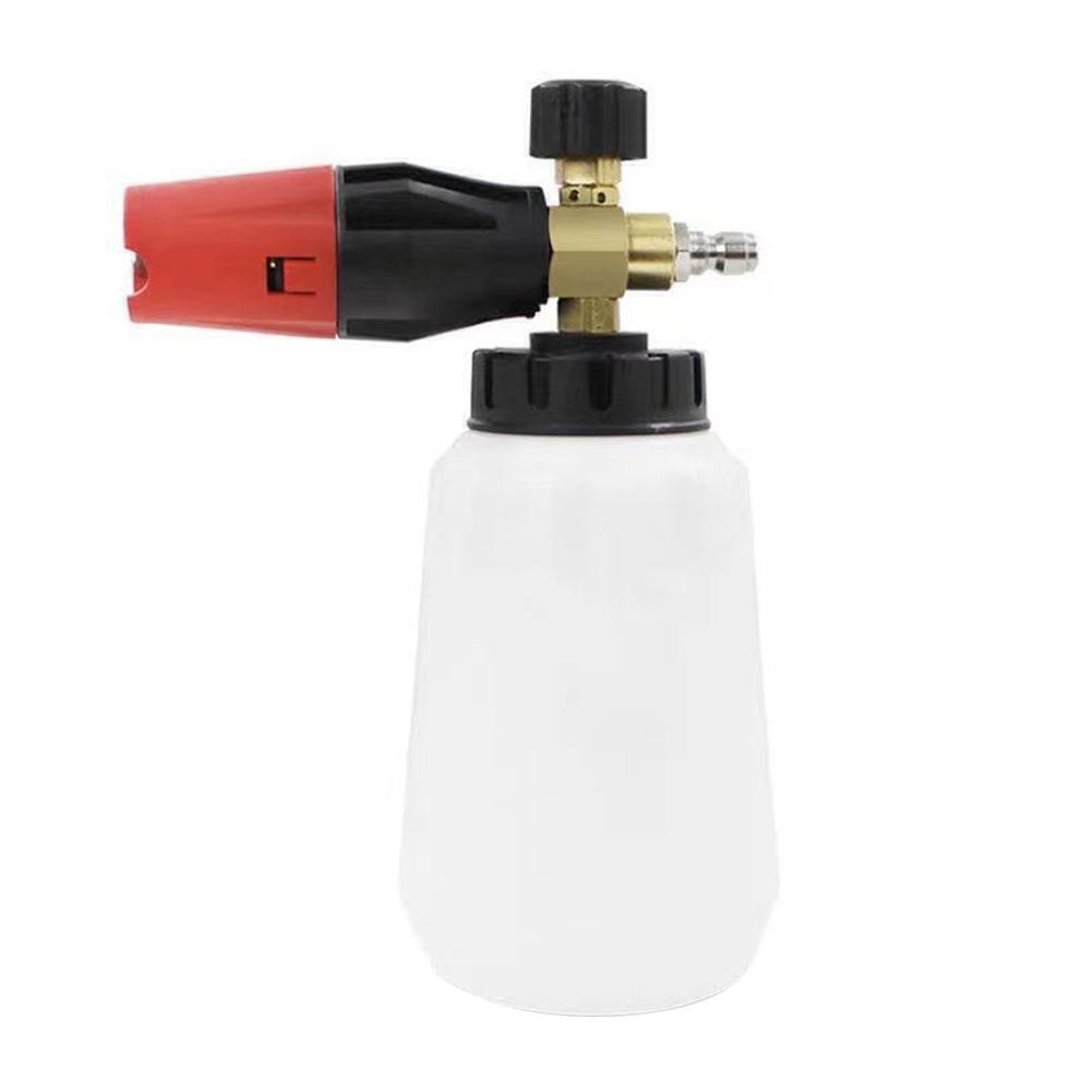 1/4" Quick Release Snow-Foam Lance Pressure Washer Gun Soap Cannon Bottle 1000ML
